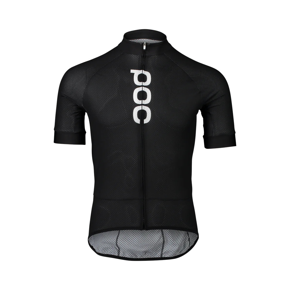 Logo-print zipped cycling top