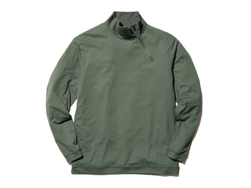 Polyester power dry half zip pullover