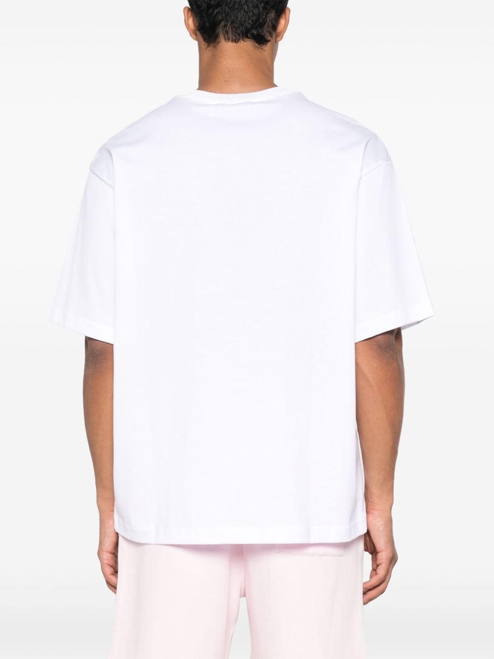 Face-print cotton T-shirt<BR/><BR/><BR/>