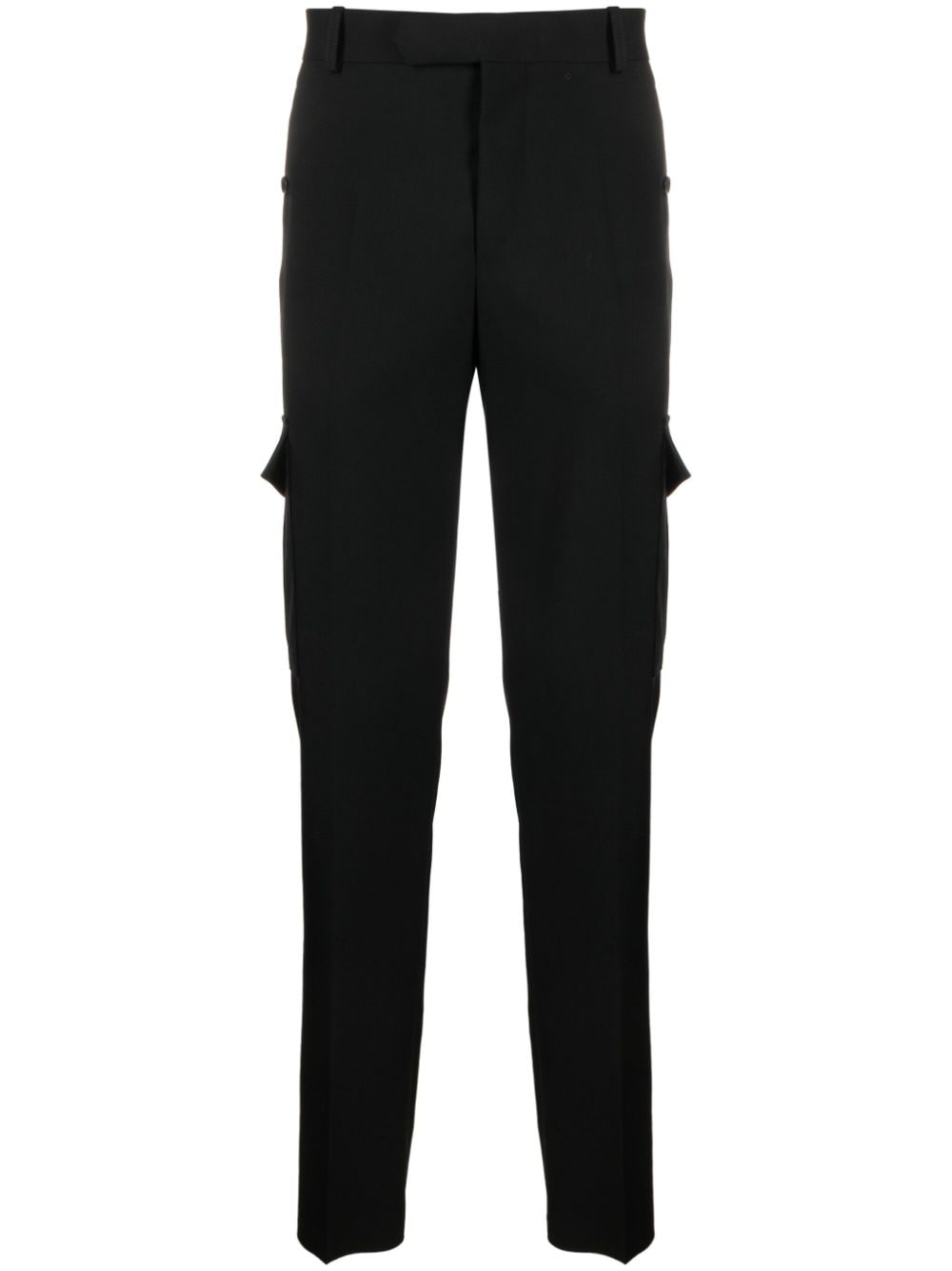 Black tailored design trousers