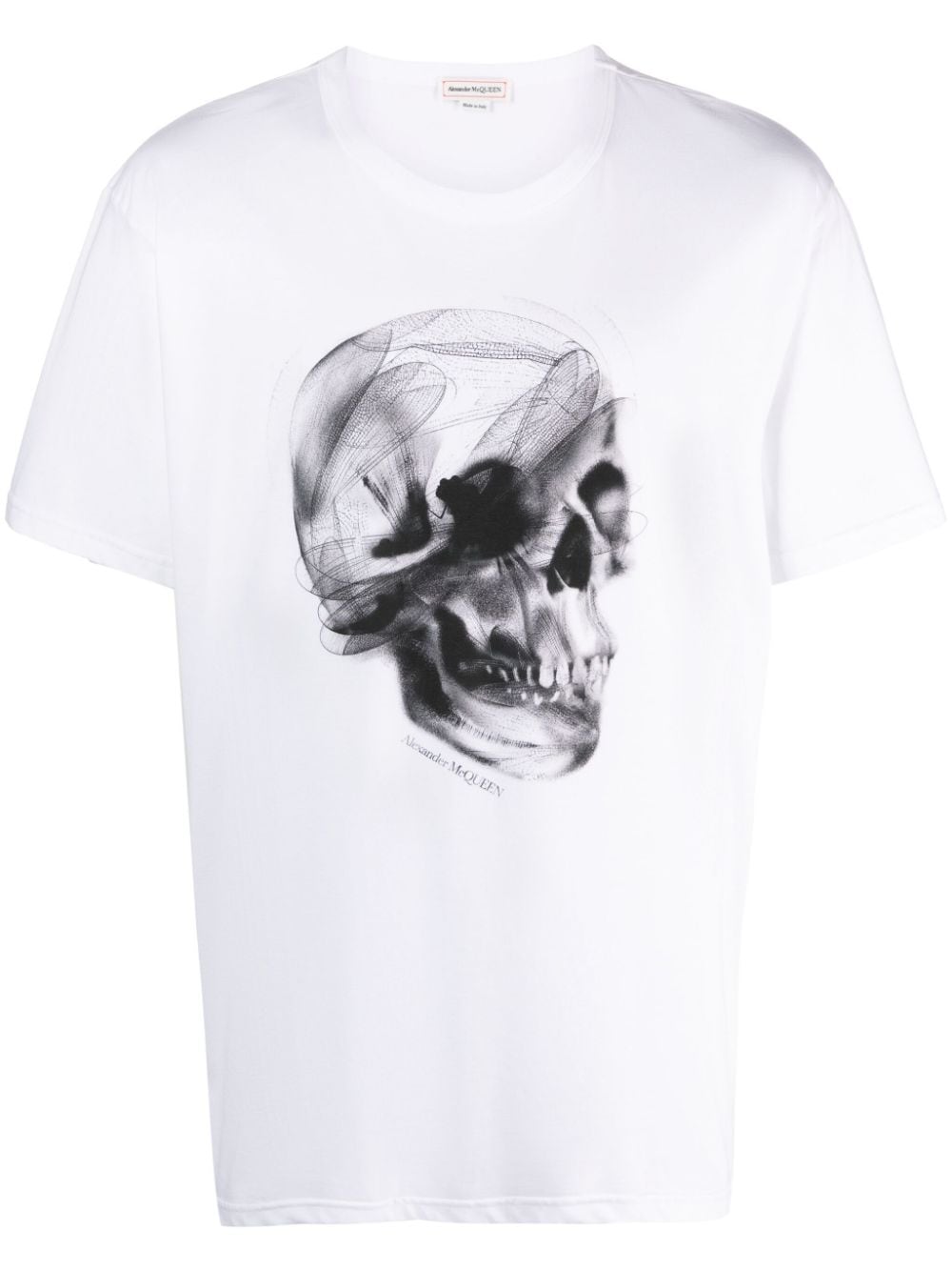 Skull-print cotton T-shirt<BR/><BR/><BR/>
