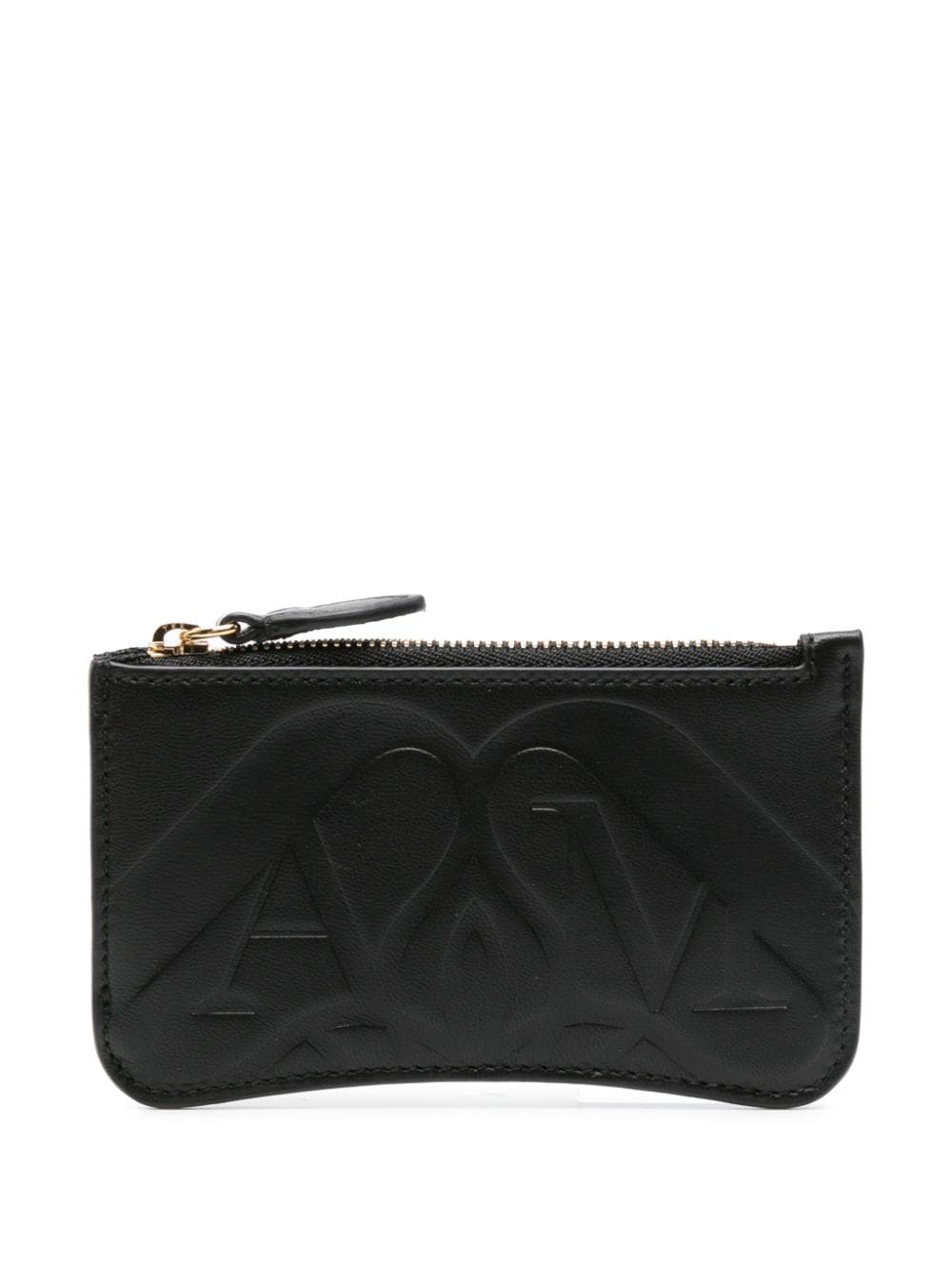 Logo-debossed leather wallet<BR/><BR/><BR/>