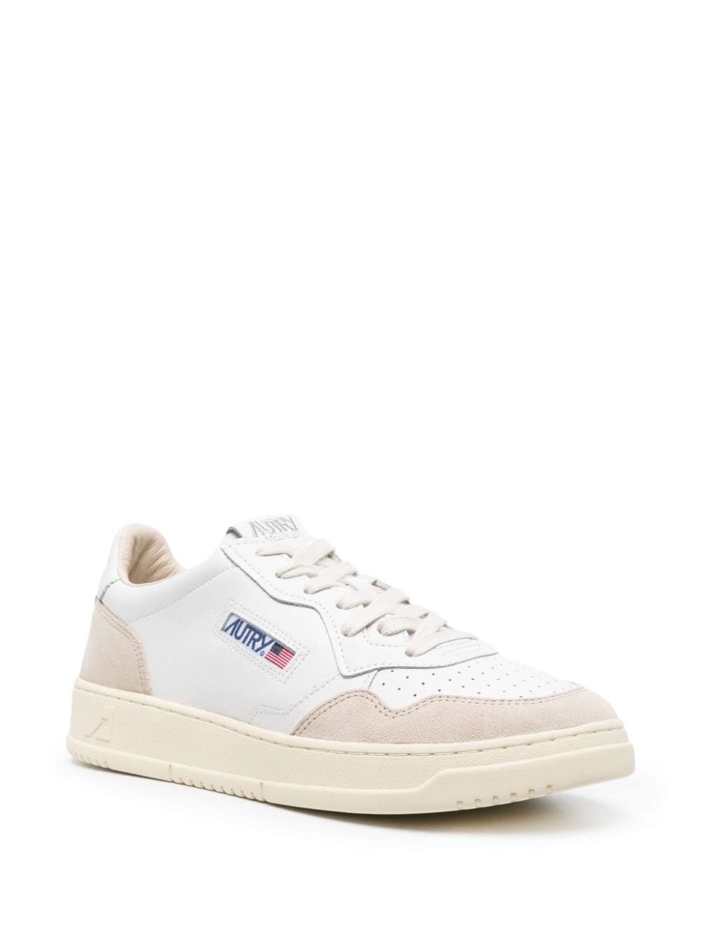 AUTRY AULMLS33LEAT/SUEDE WHITE