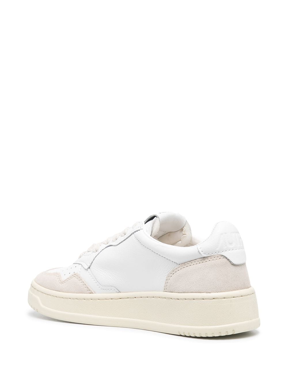 AUTRY AULWLS33LEAT/SUEDE WHITE