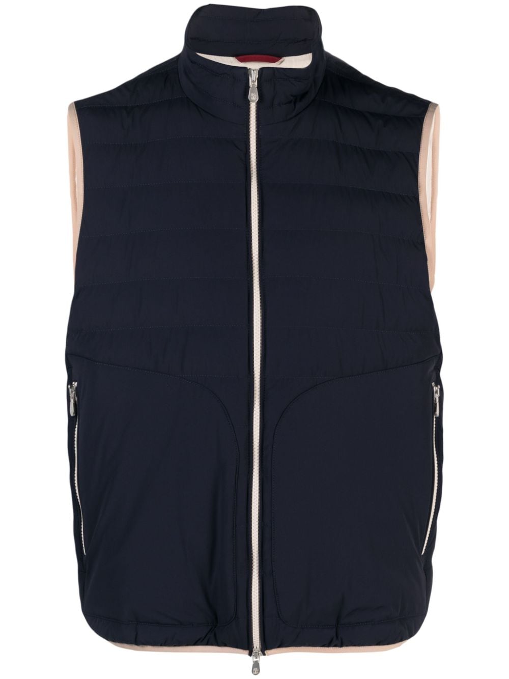 Padded design quilted vest