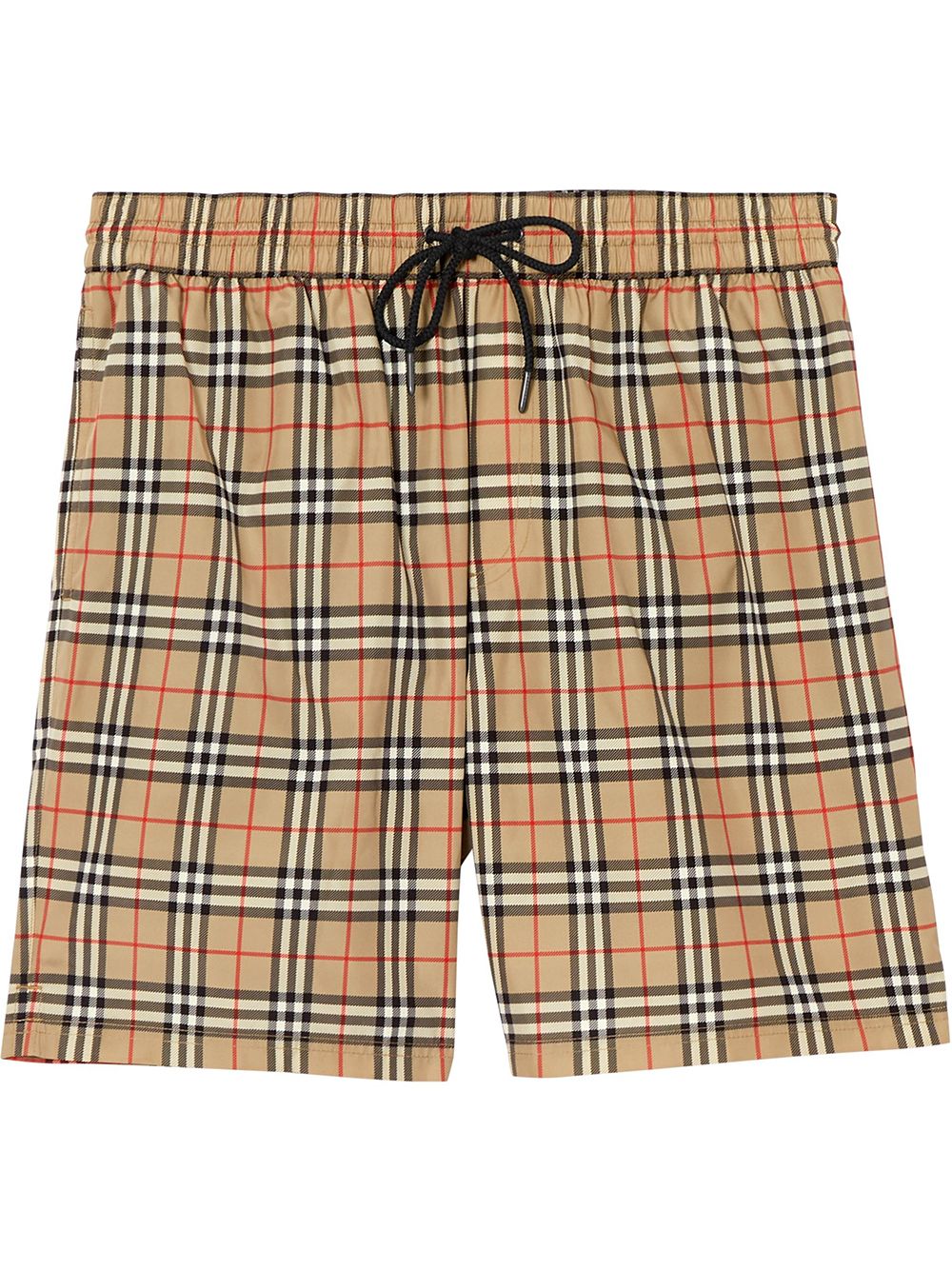 Vintage Check print swim shorts<BR/><BR/><BR/>