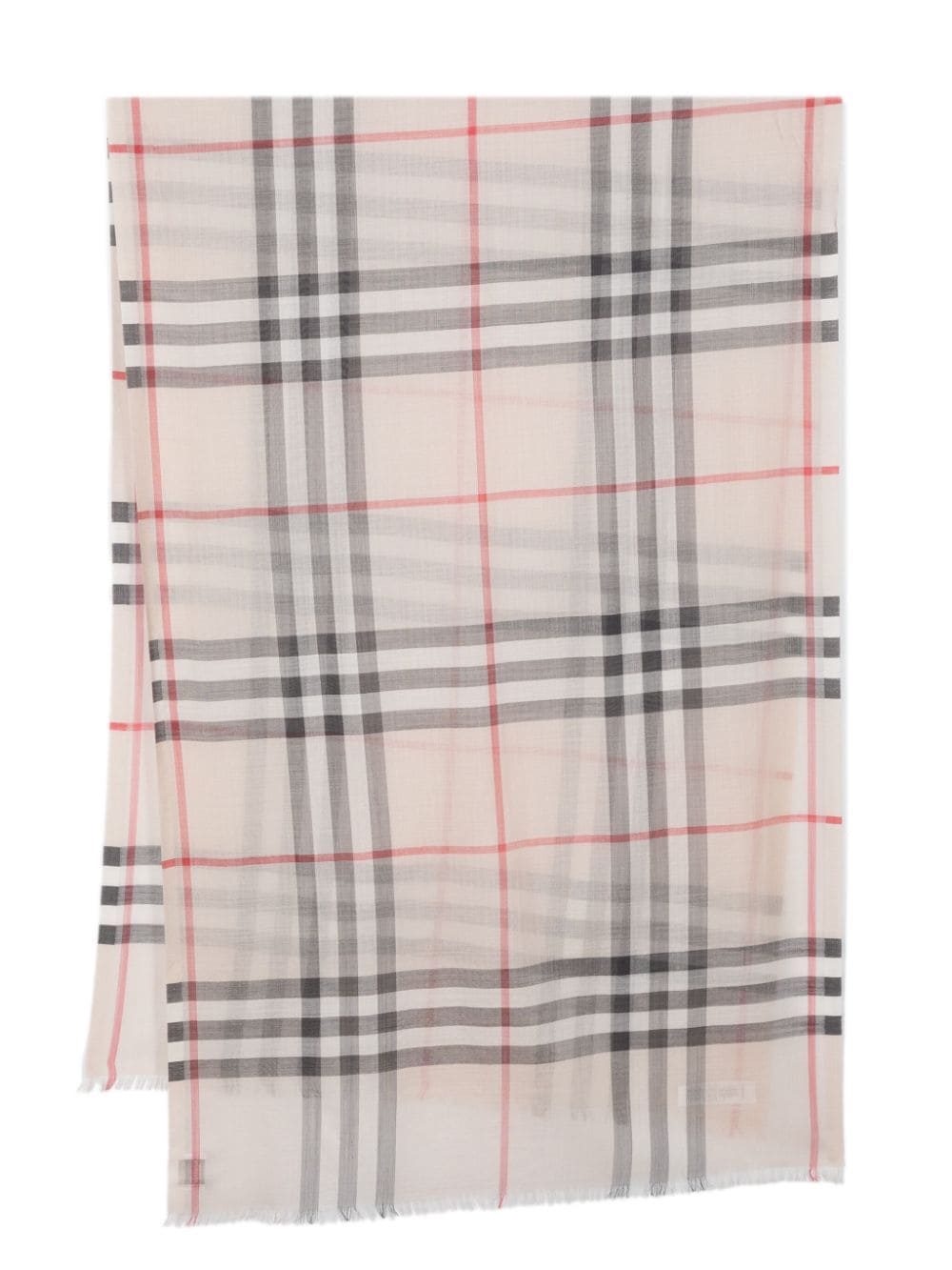 Giant Check wool-blend scarf<BR/><BR/><BR/>