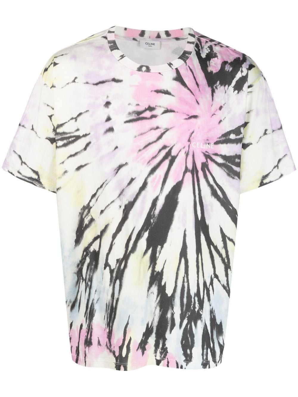 Light pink/multicolour cotton T-shirt