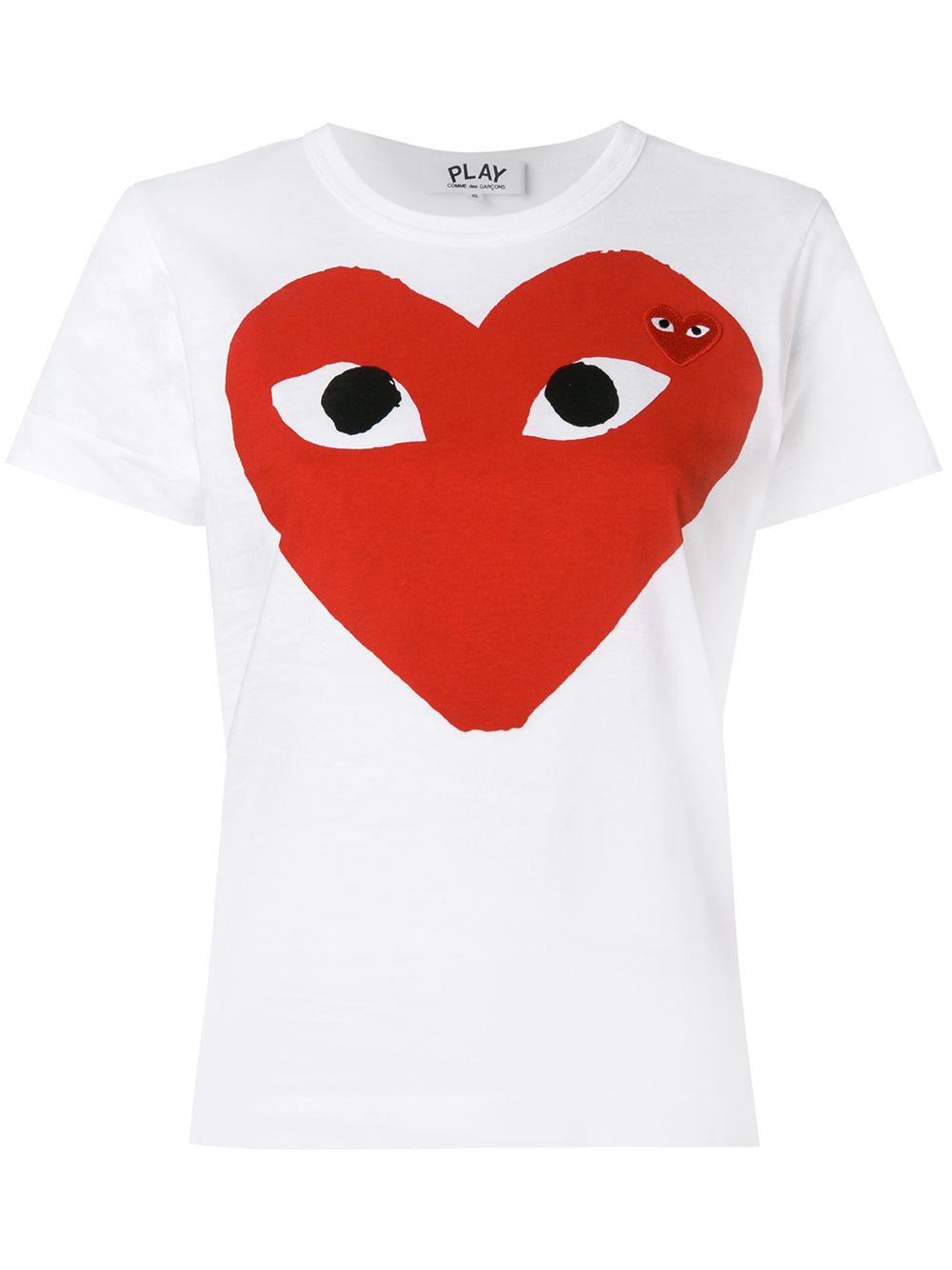 T-shirt a maniche corte con cuore