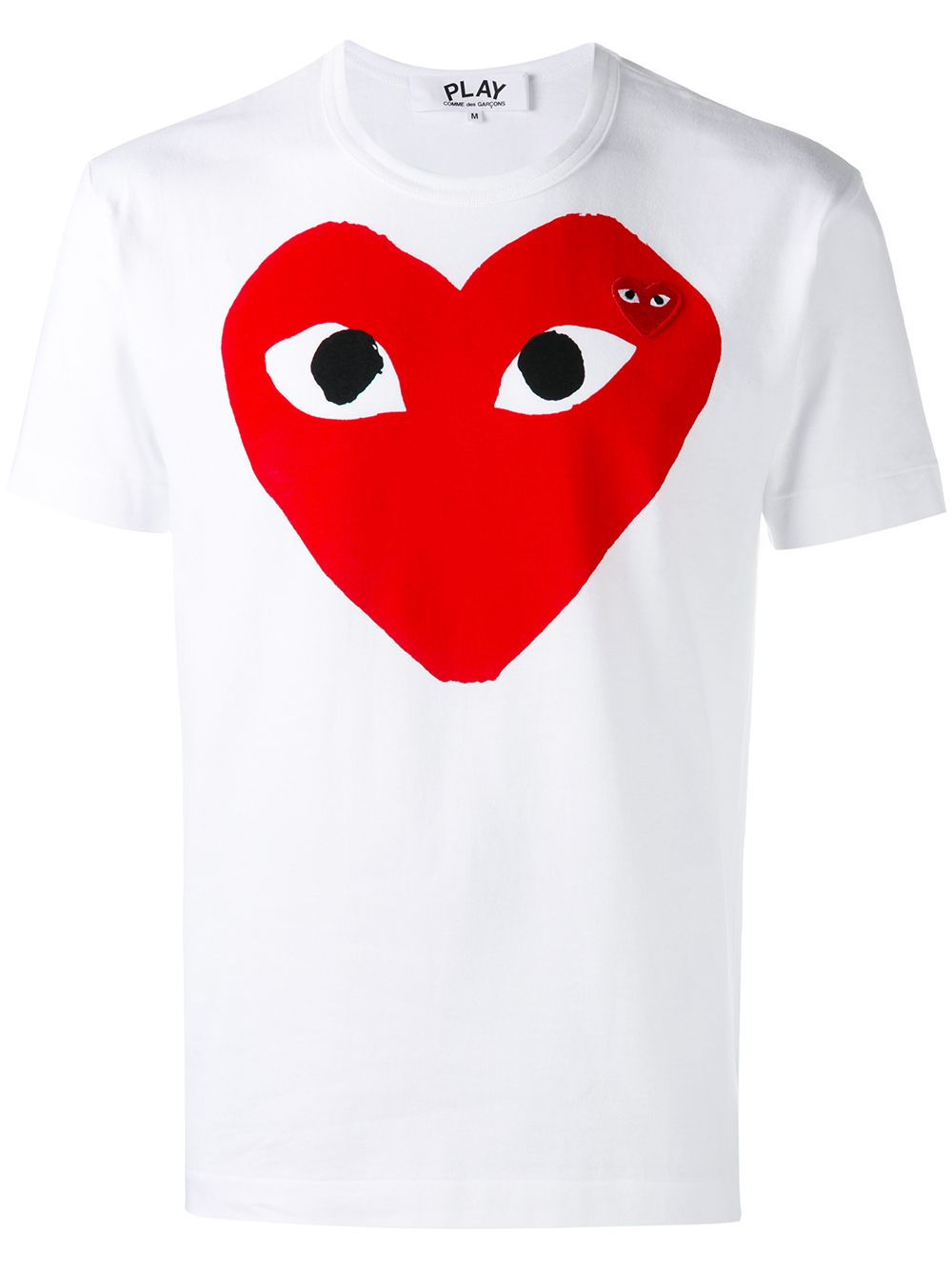T-shirt con stampa cuore centrale