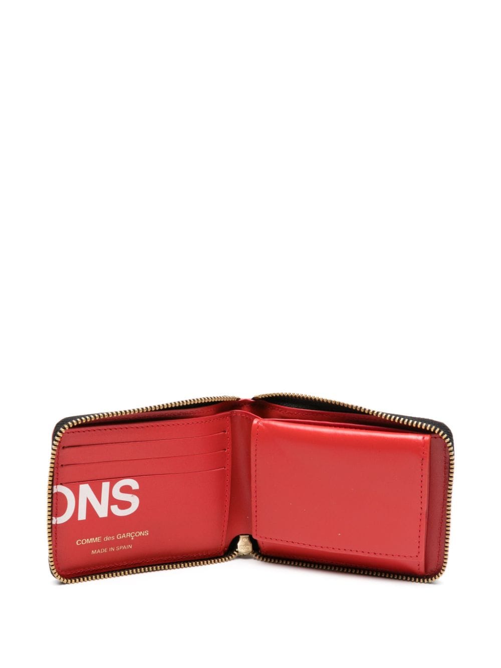 Logo-print leather wallet<BR/><BR/><BR/>