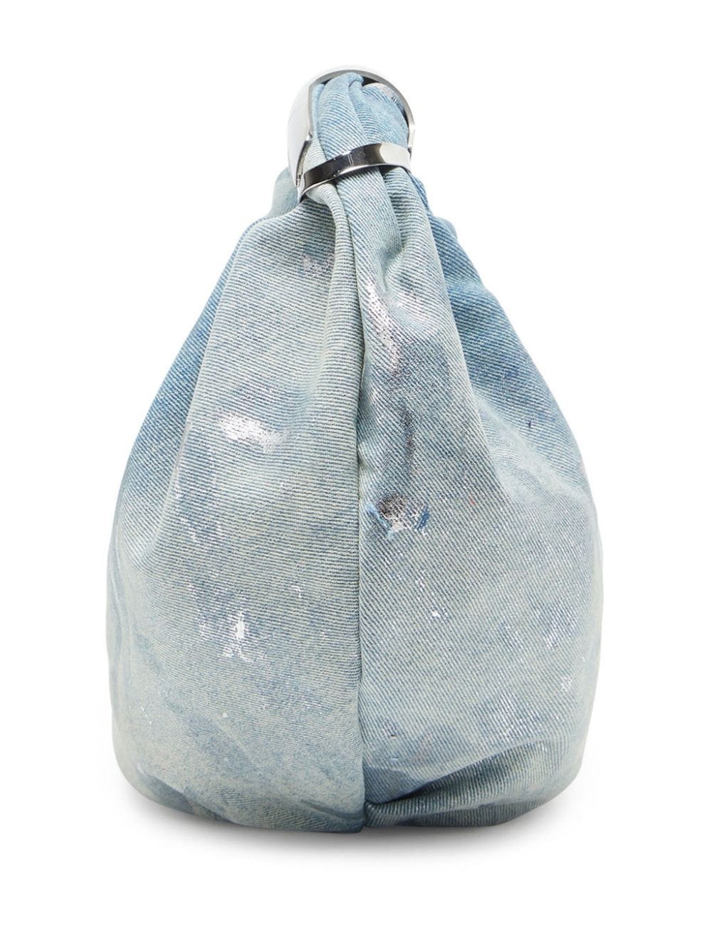 Borsa a tracolla Grab-D in denim lavato<br><br><br>