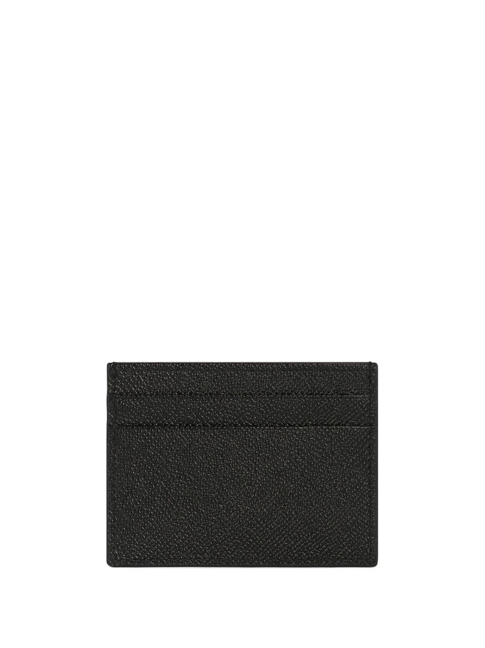 Logo-tag leather card holder<BR/><BR/><BR/>