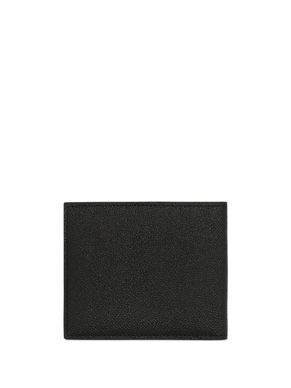 Logo-tag leather bifold wallet<BR/><BR/><BR/>