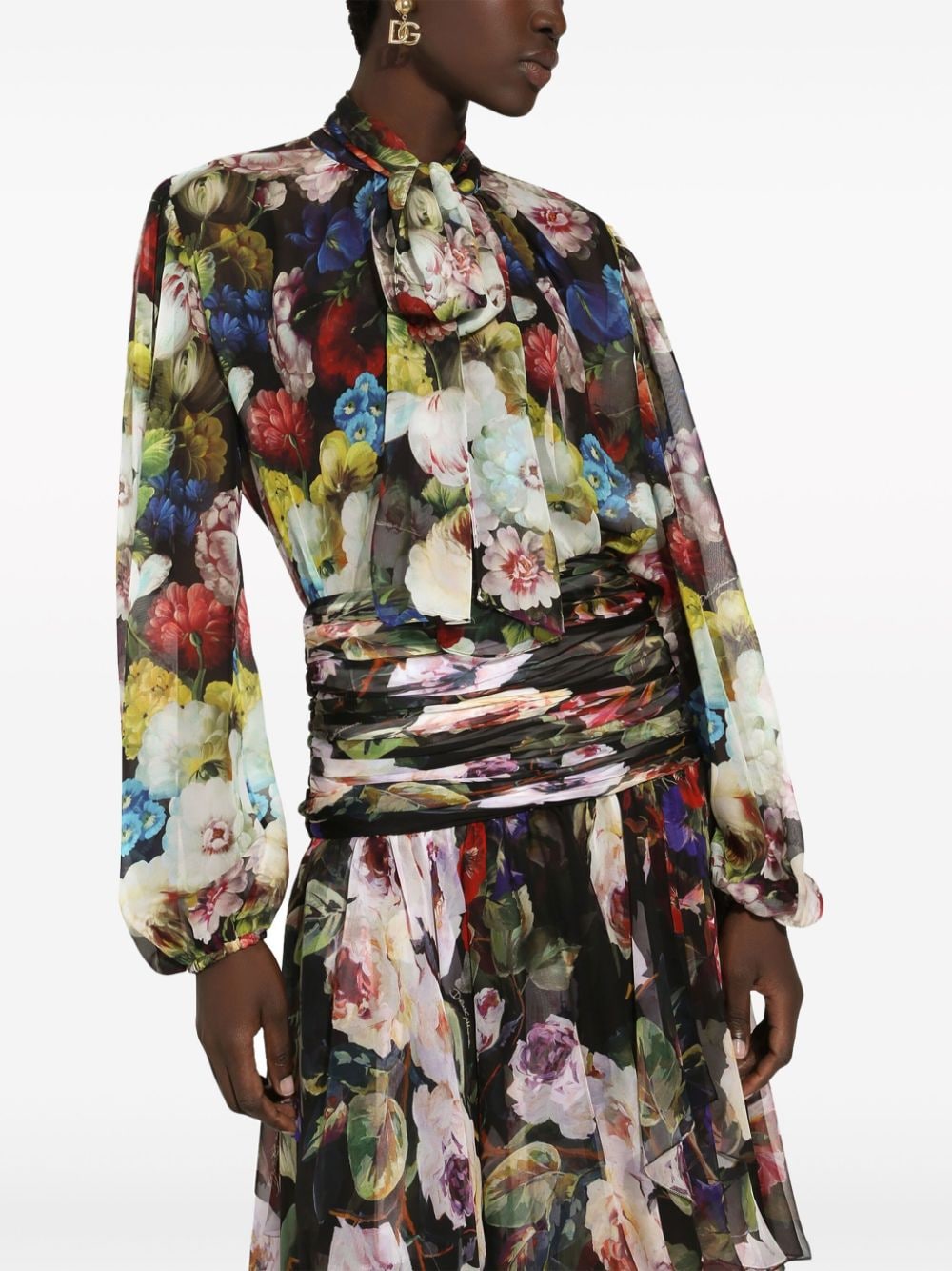 All-over floral print shirt