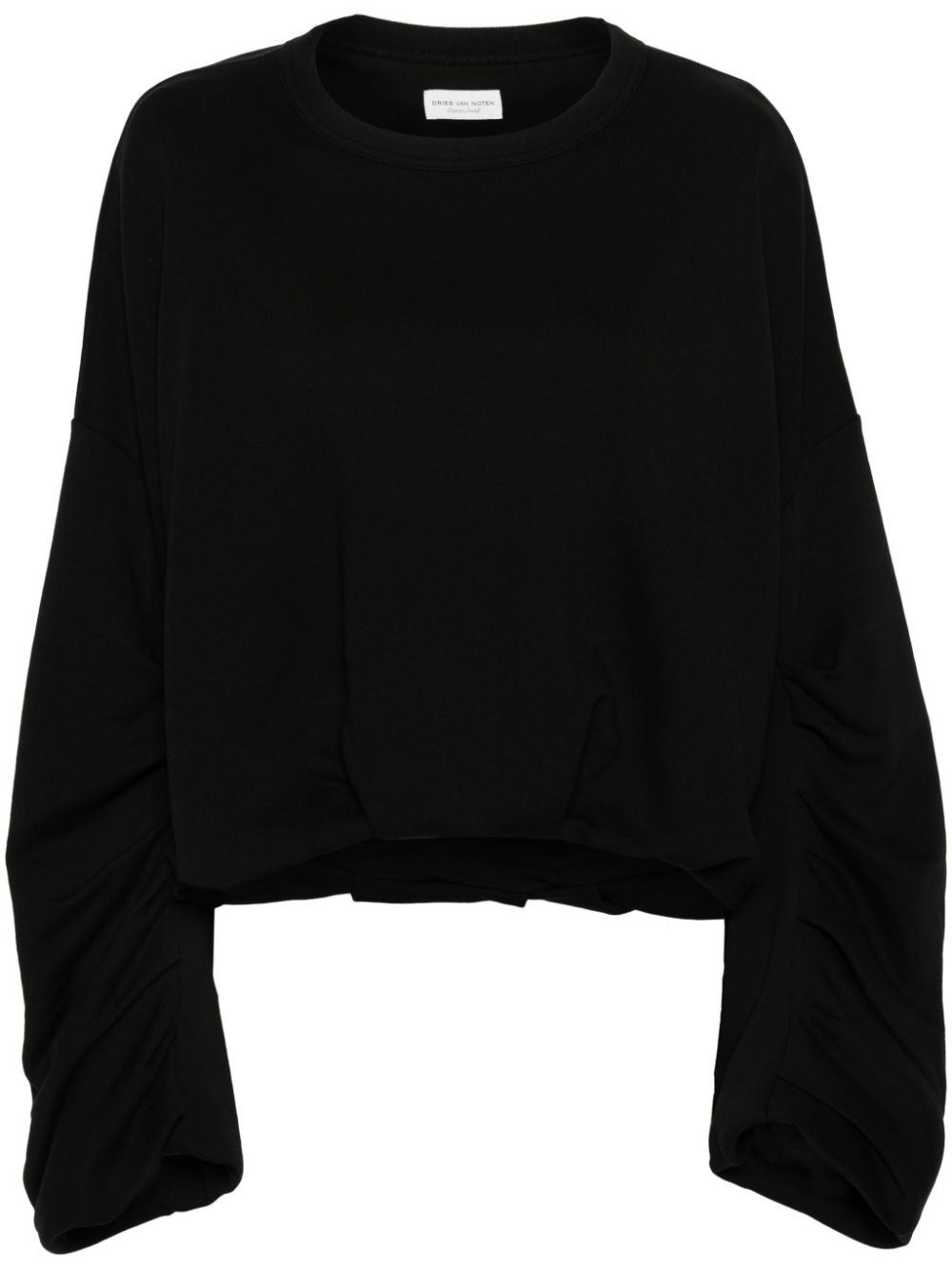 Black Puffball design sweater