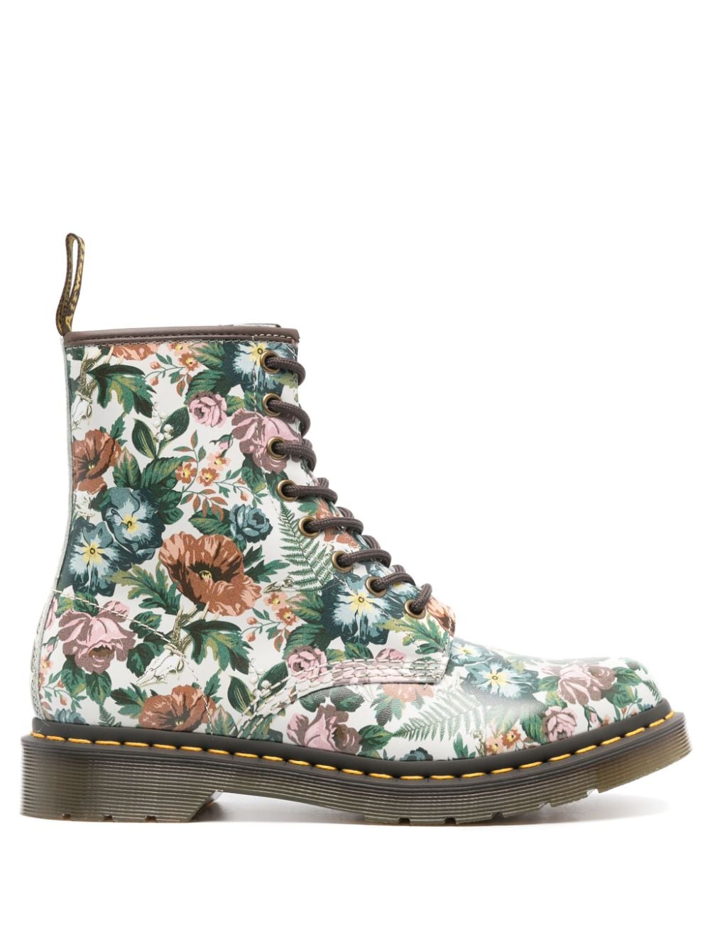 1460 floral-print leather boots<BR/><BR/><BR/>