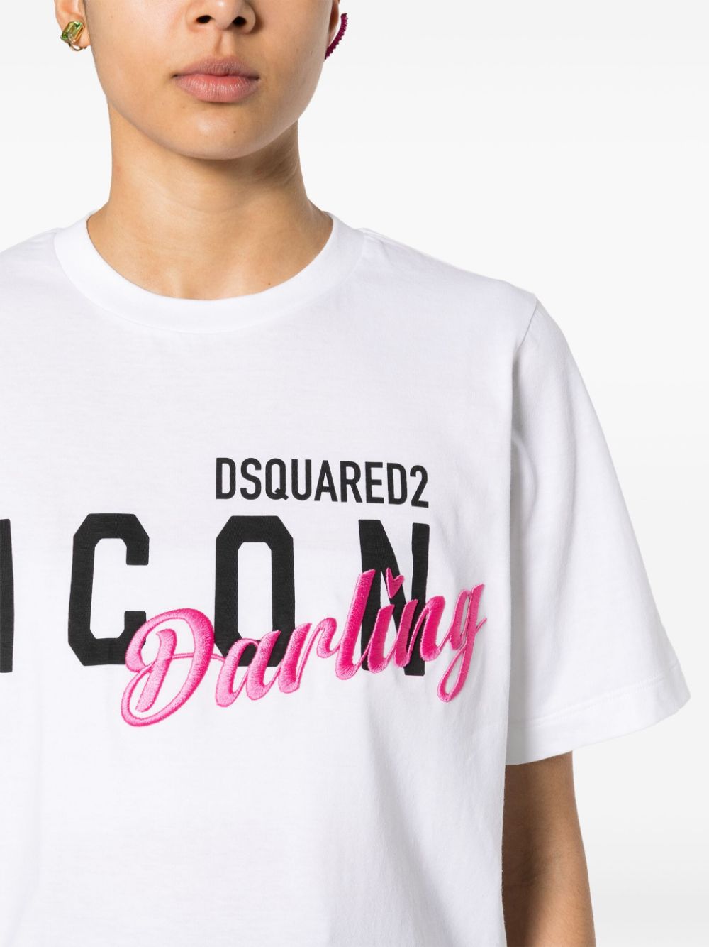 Icon Darling cotton T-shirt<BR/>