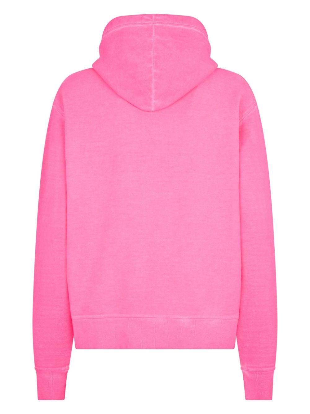 Bubblebum pink  Front logo cotton hoodie