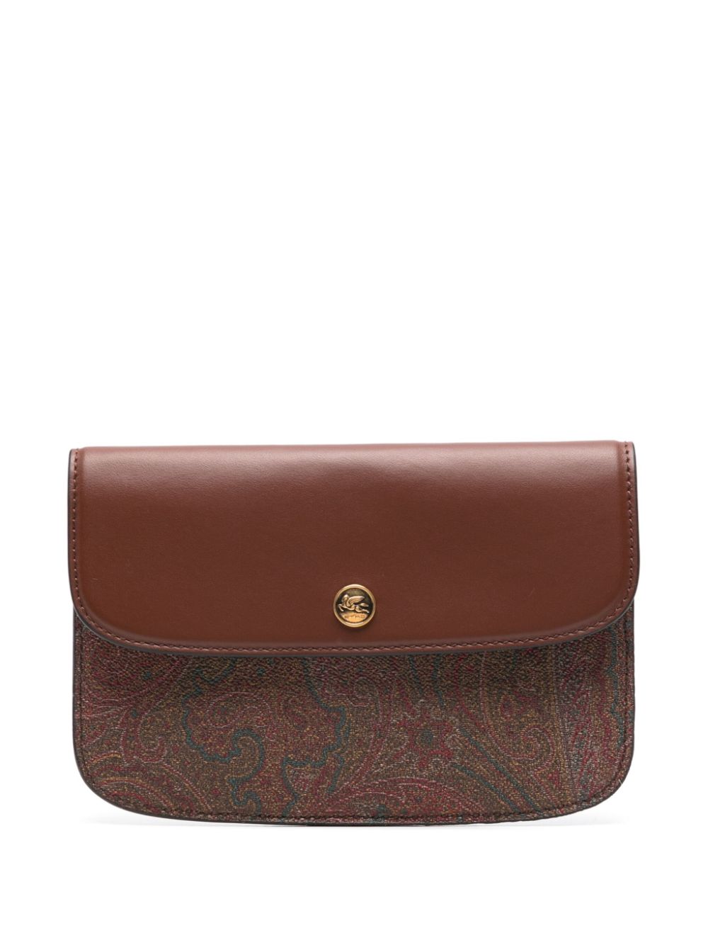 Paisley-print clutch bag