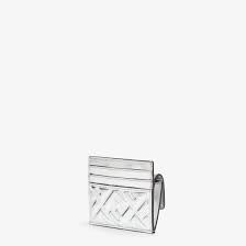 Silver front logo wallet