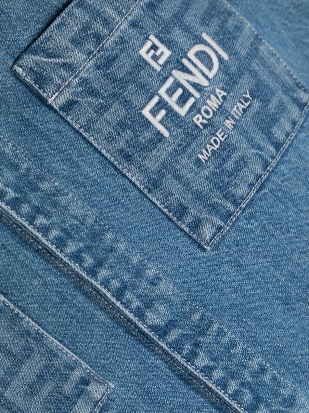 FF front logo jeans jacket