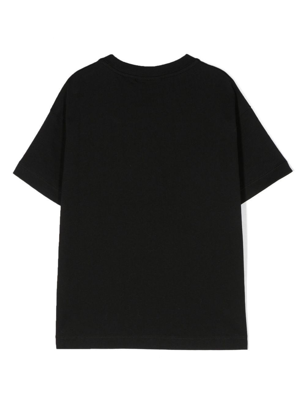 T-shirt nera con dettaglio stampa logo