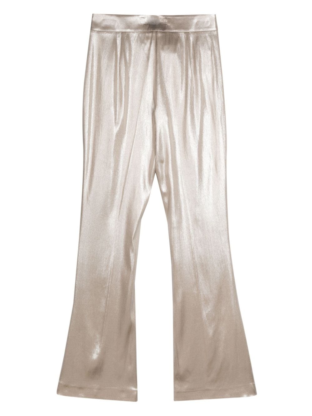 Lamé flared trousers<BR/><BR/><BR/>