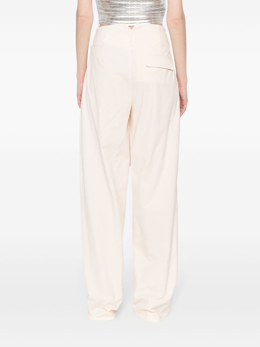 Pleated tapered trousers<BR/><BR/><BR/>