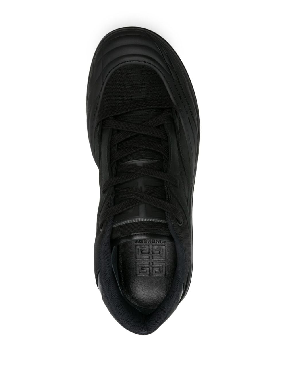 4G-appliqué tonal sneakers<BR/><BR/><BR/>
