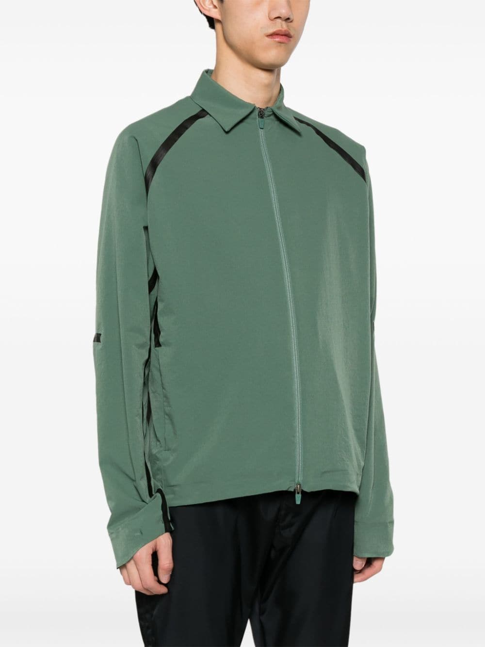 Ripstock-texture shirt jacket<BR/>