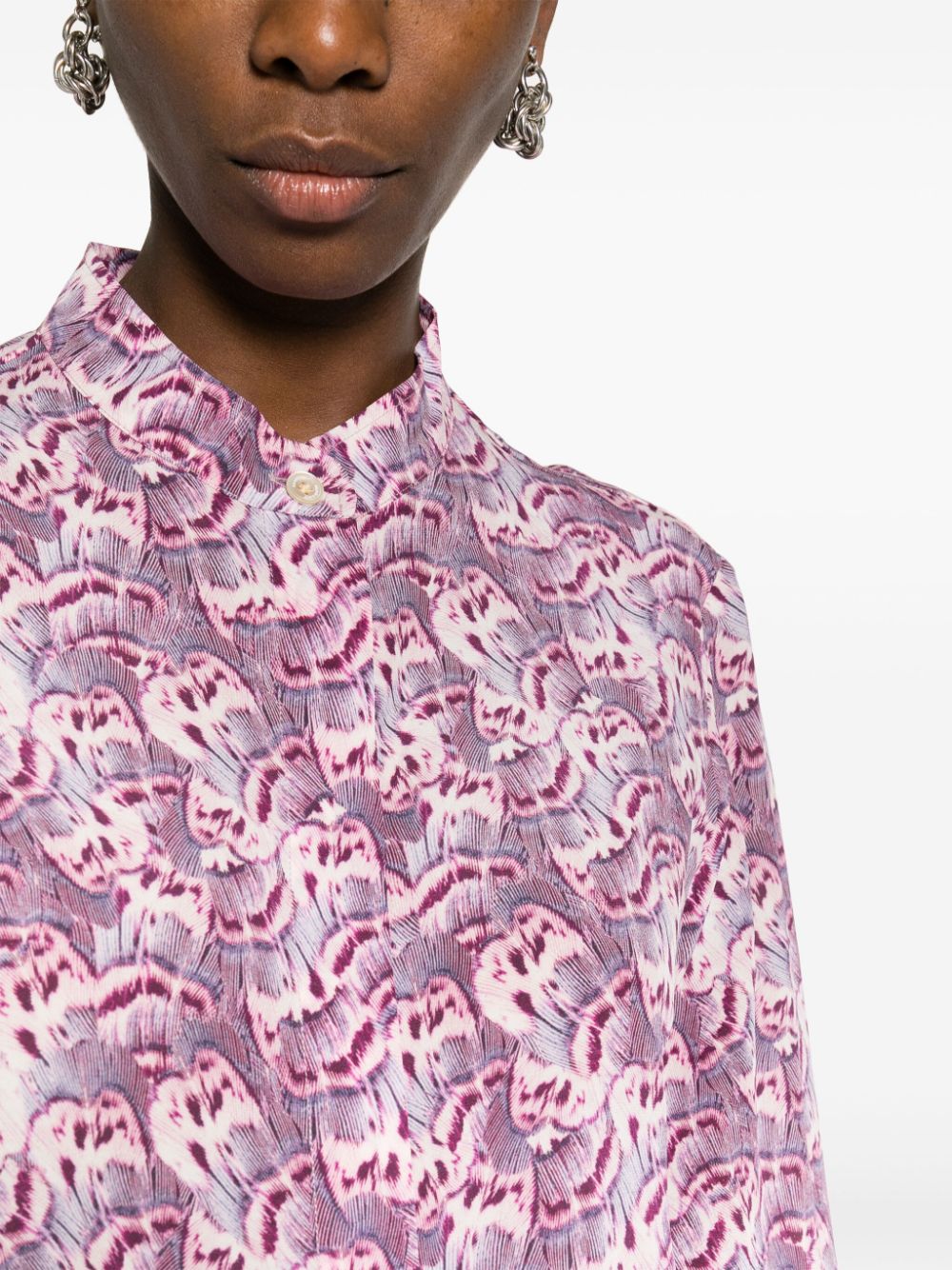 llda floral-print shirt<BR/><BR/><BR/>