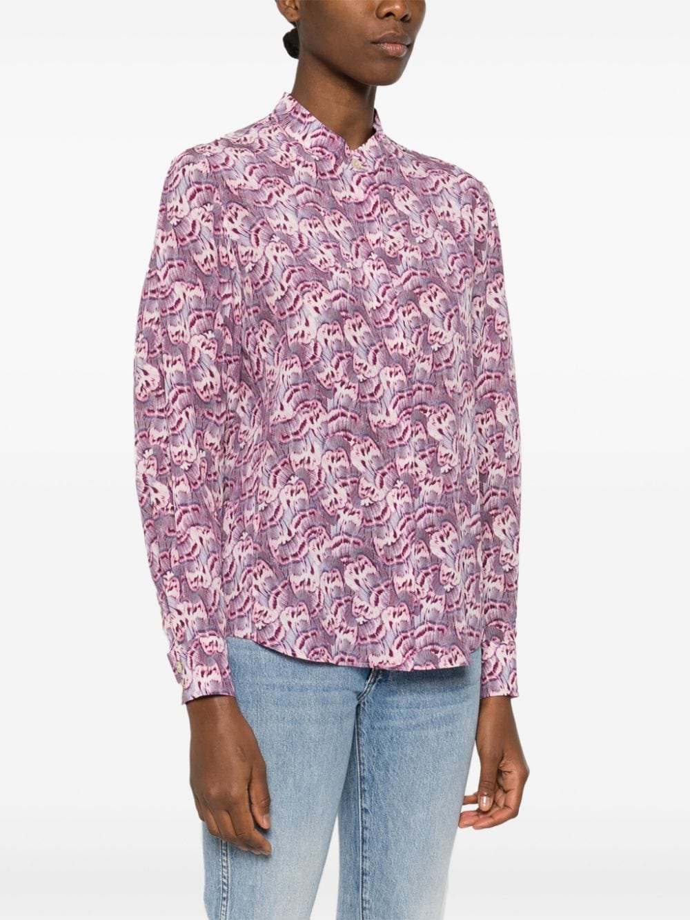 llda floral-print shirt<BR/><BR/><BR/>