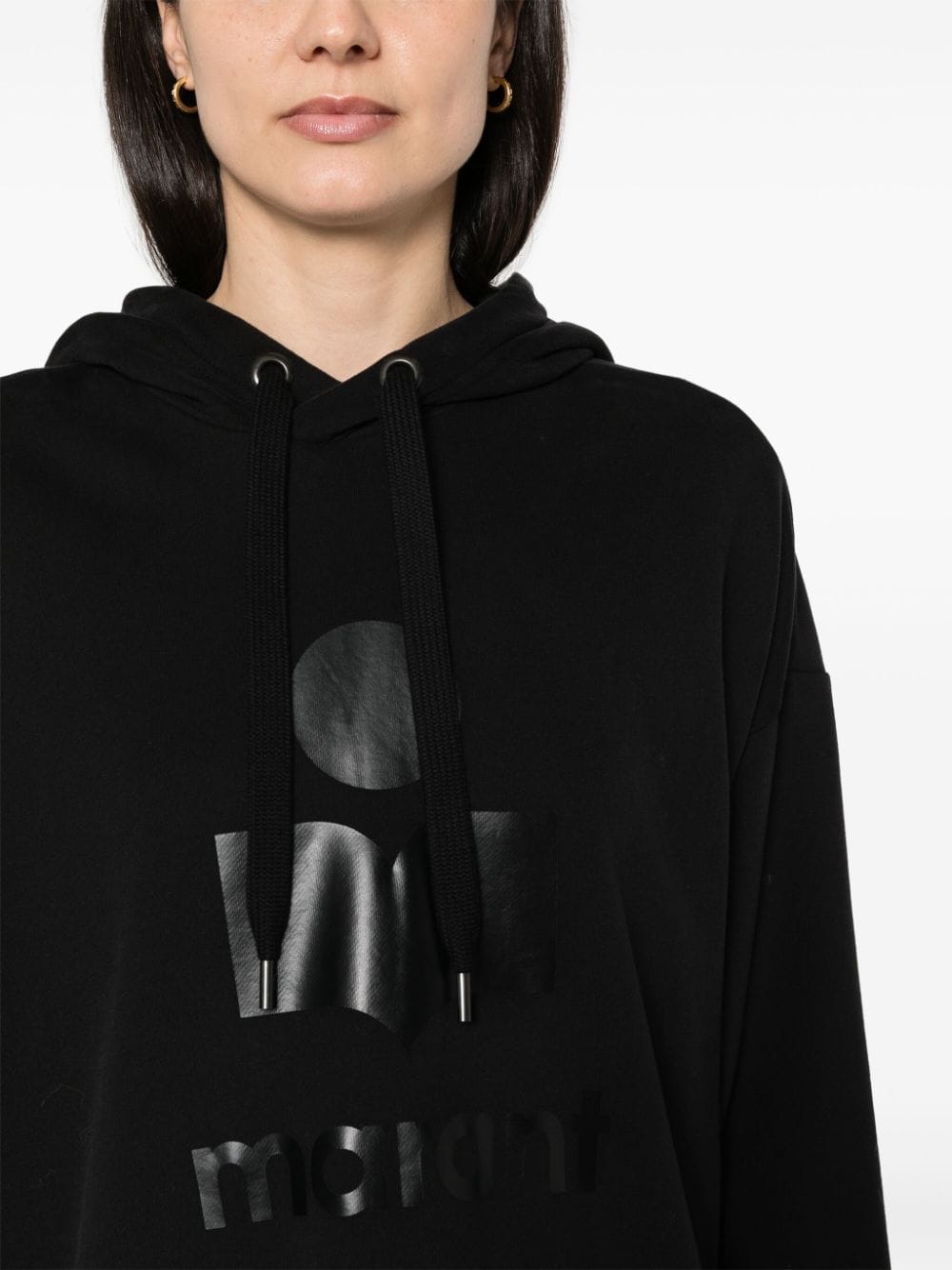 Shanon logo-printed hoodie<BR/><BR/><BR/>