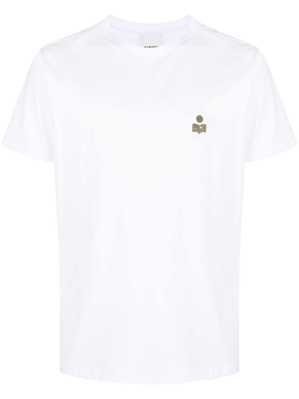 T-shirt in cotone biologico con stampa logo<br><br><br>