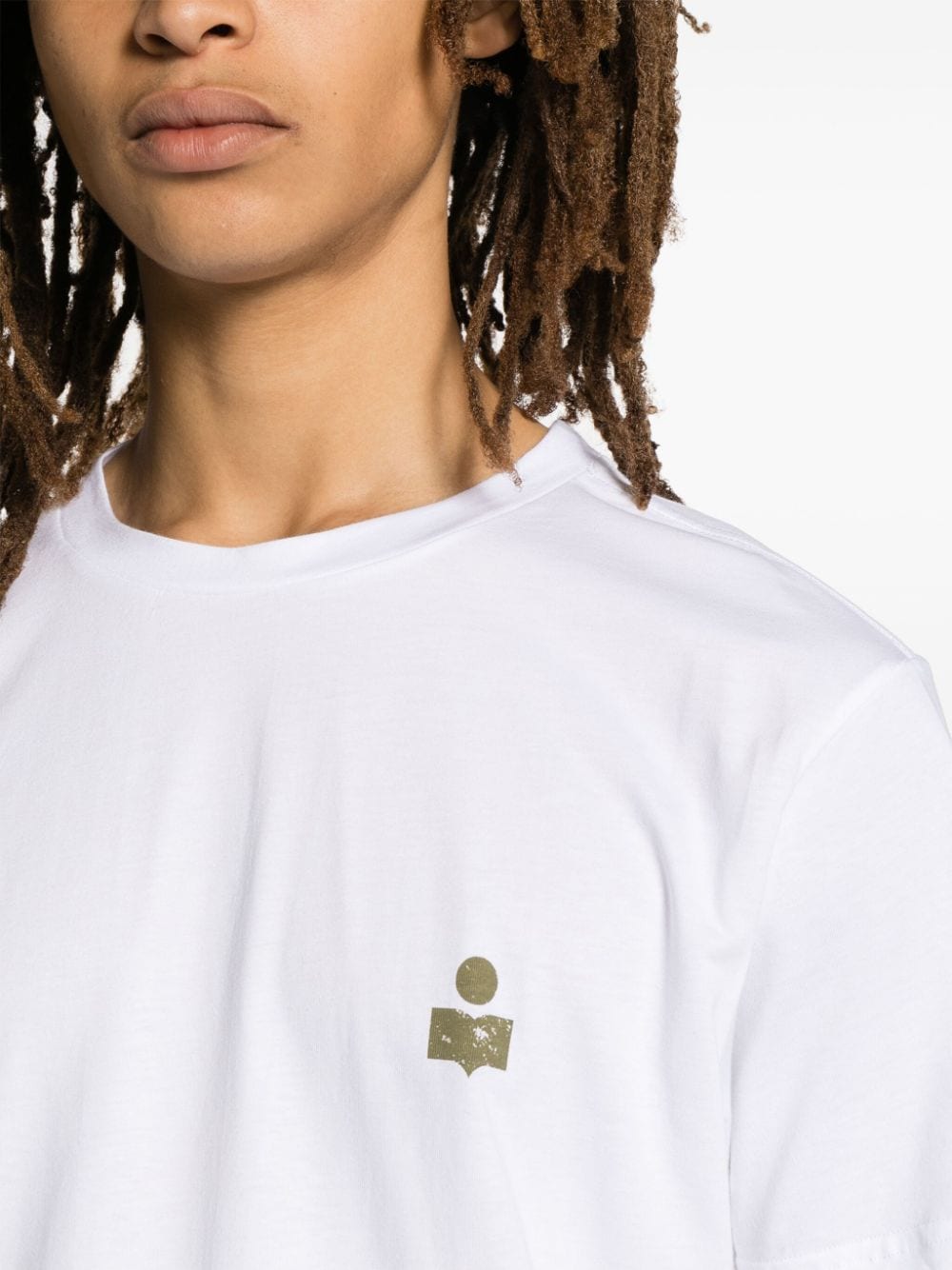 T-shirt in cotone biologico con stampa logo<br><br><br>