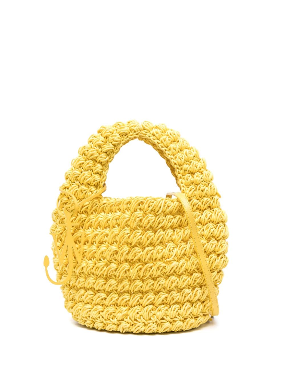 Popcorn knitted tote bag<BR/><BR/><BR/>