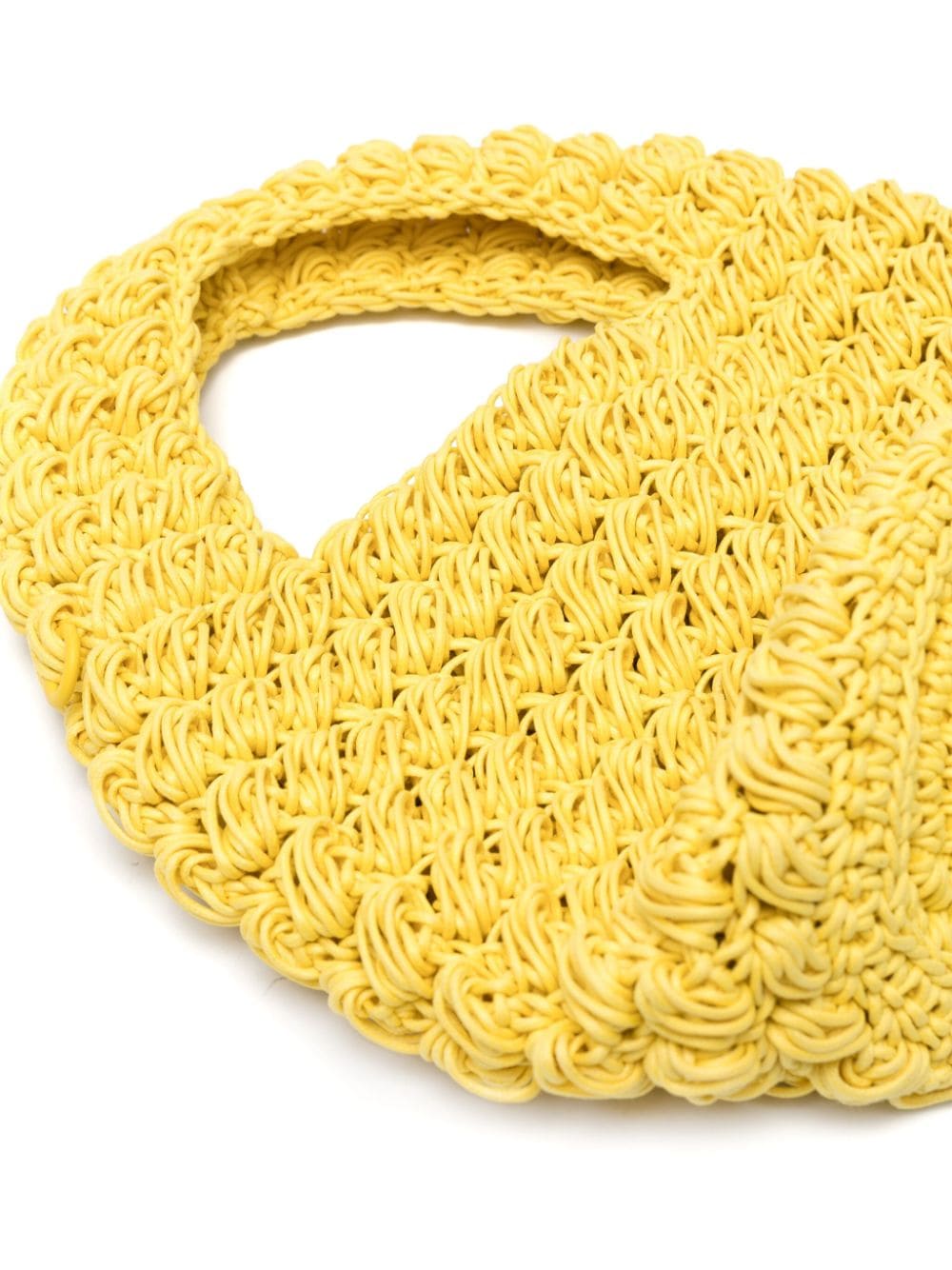 Popcorn knitted tote bag<BR/><BR/><BR/>