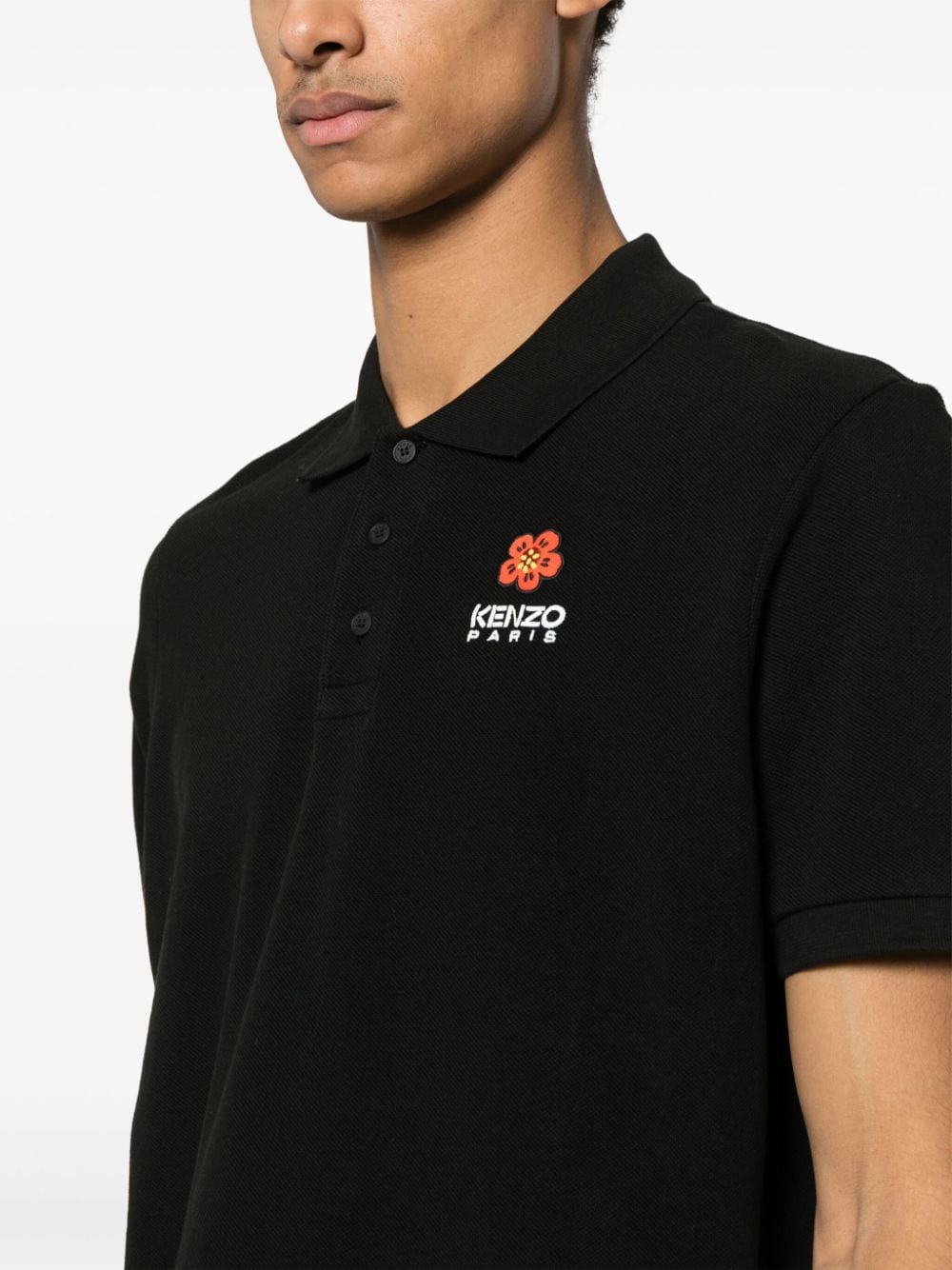 Boke Flower Crest polo shirt<BR/><BR/><BR/>