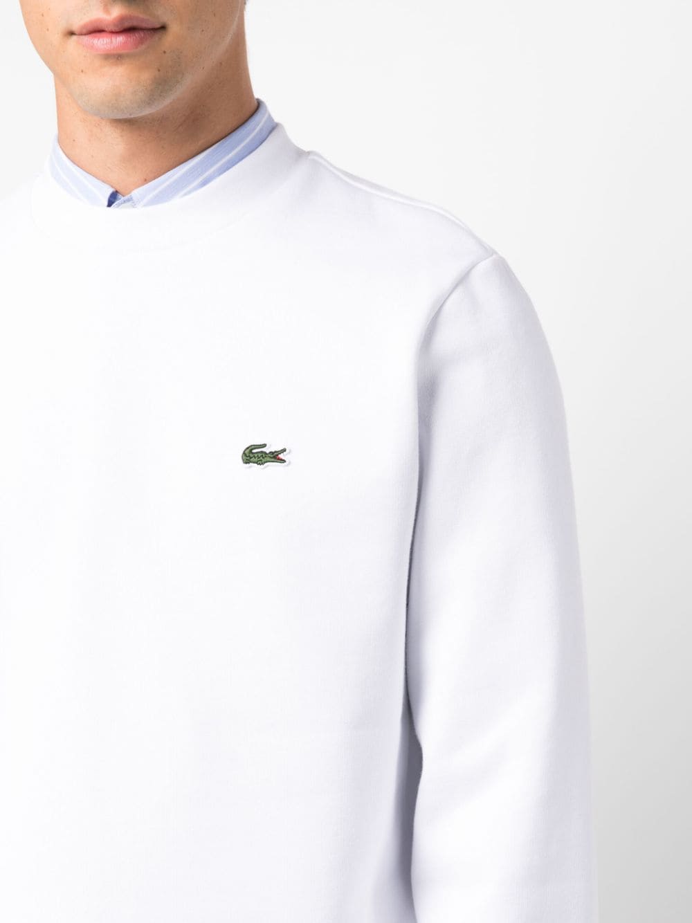 Logo-embroidered sweatshirt<BR/><BR/>