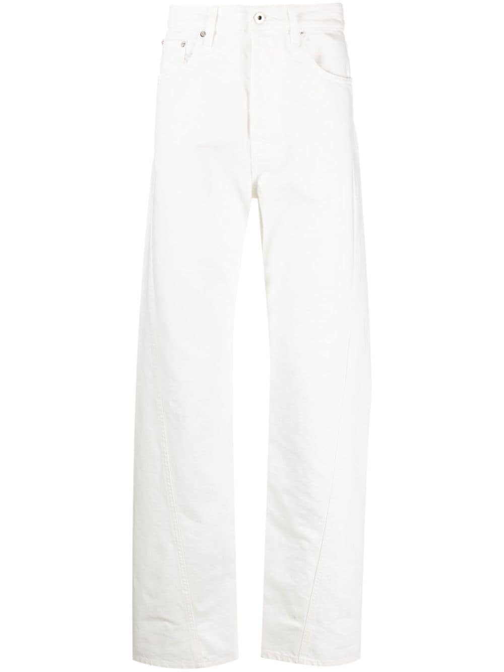 Twisted straight-leg jeans<BR/><BR/><BR/>