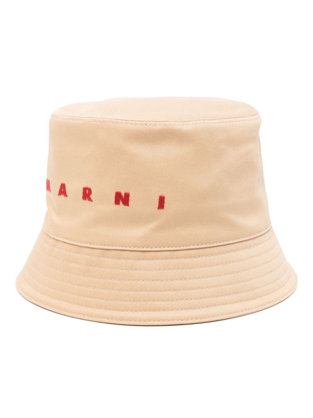 Cappello bucket in cotone con logo ricamato<br><br><br>