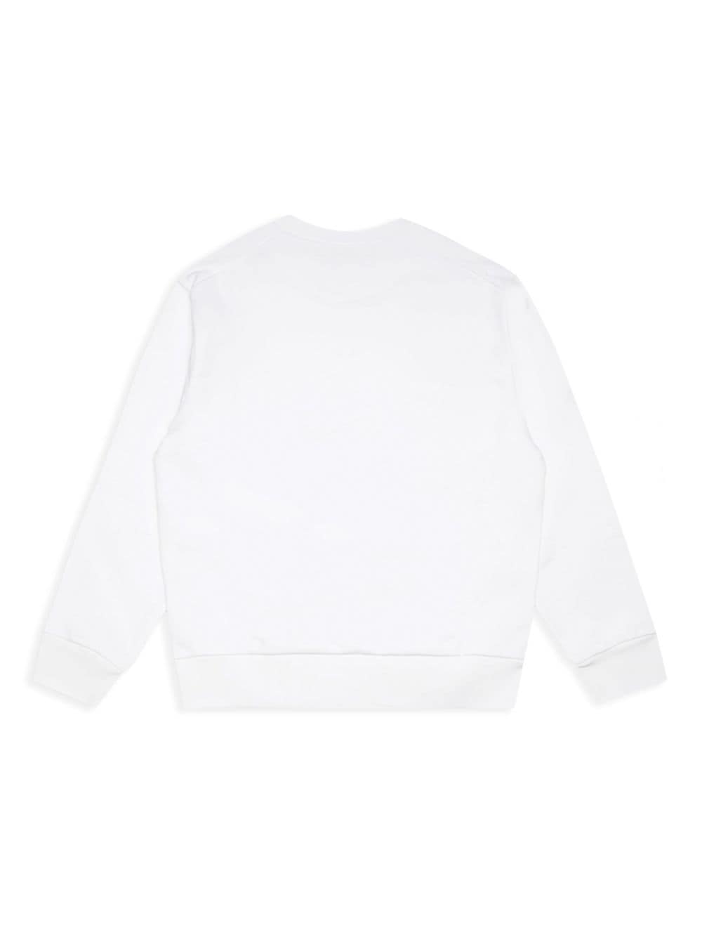 Logo-print cotton sweatshirt<BR/><BR/><BR/>