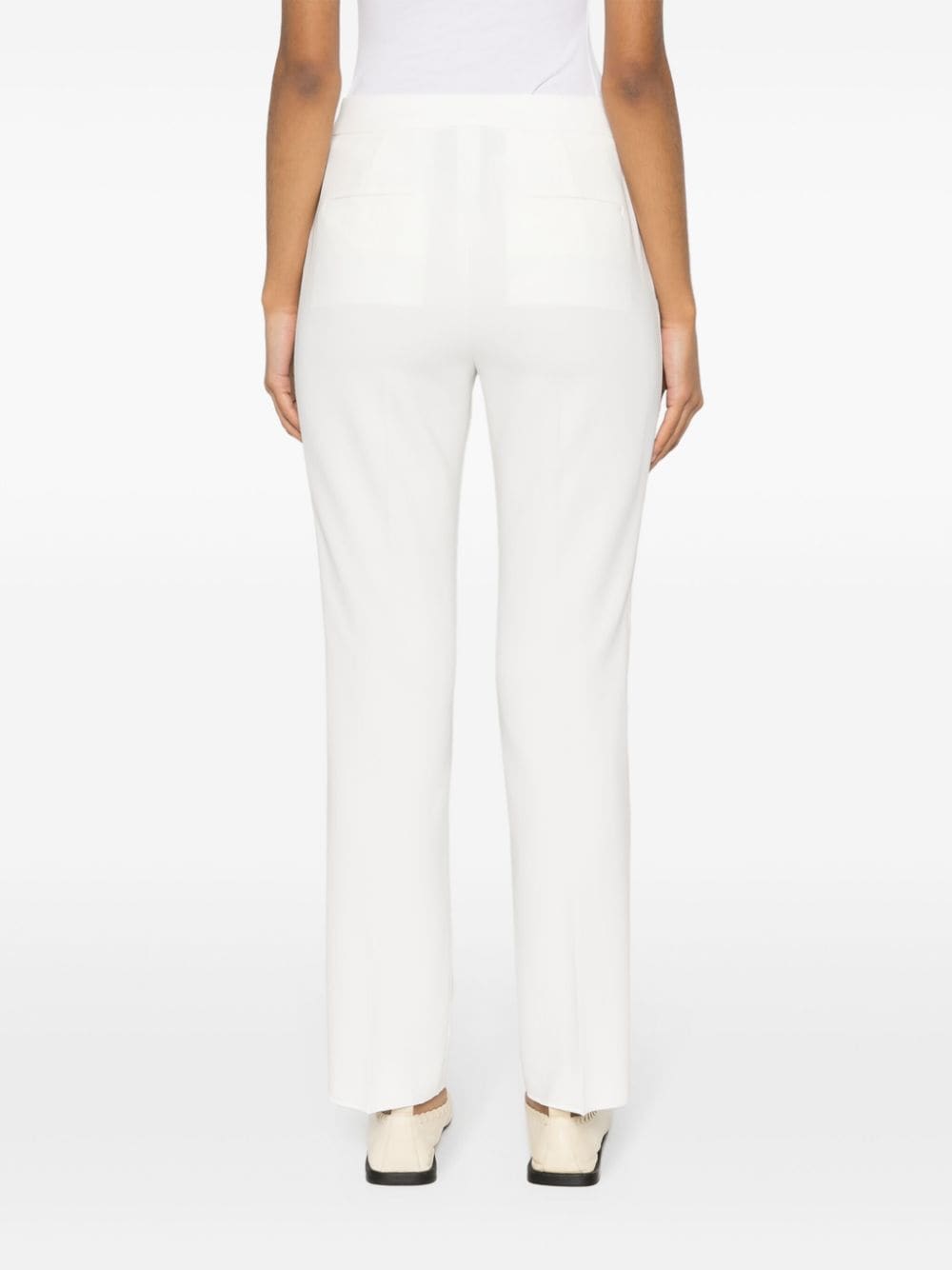 pressed-crease straight trousers<BR/><BR/><BR/>
