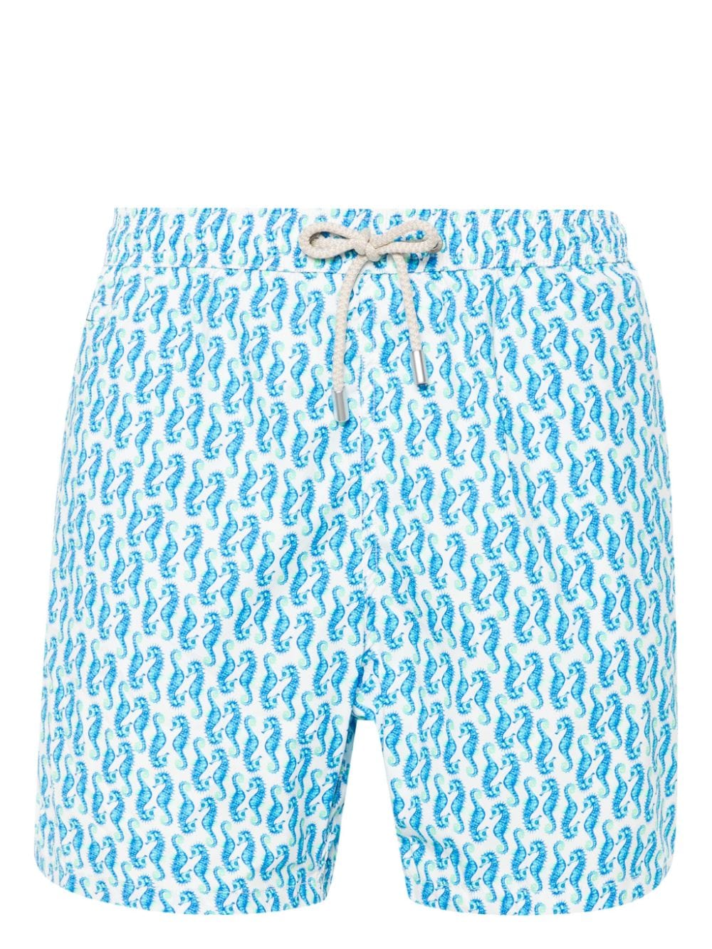 Comfort seahorse-print swim shorts