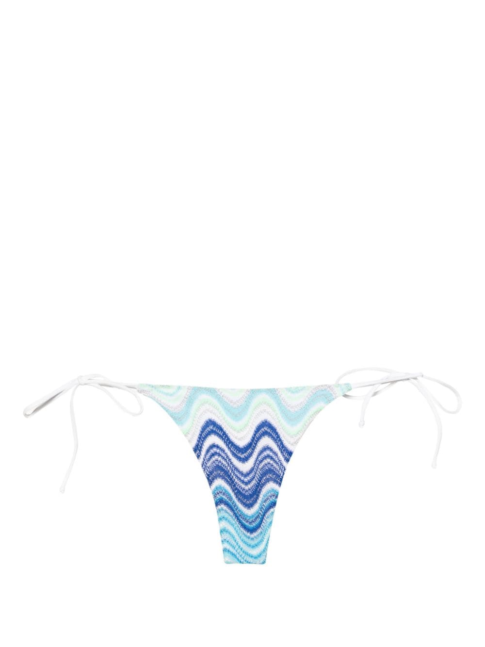 Norah Rachel Sea Wave-knit bikini bottom<BR/><BR/><BR/>