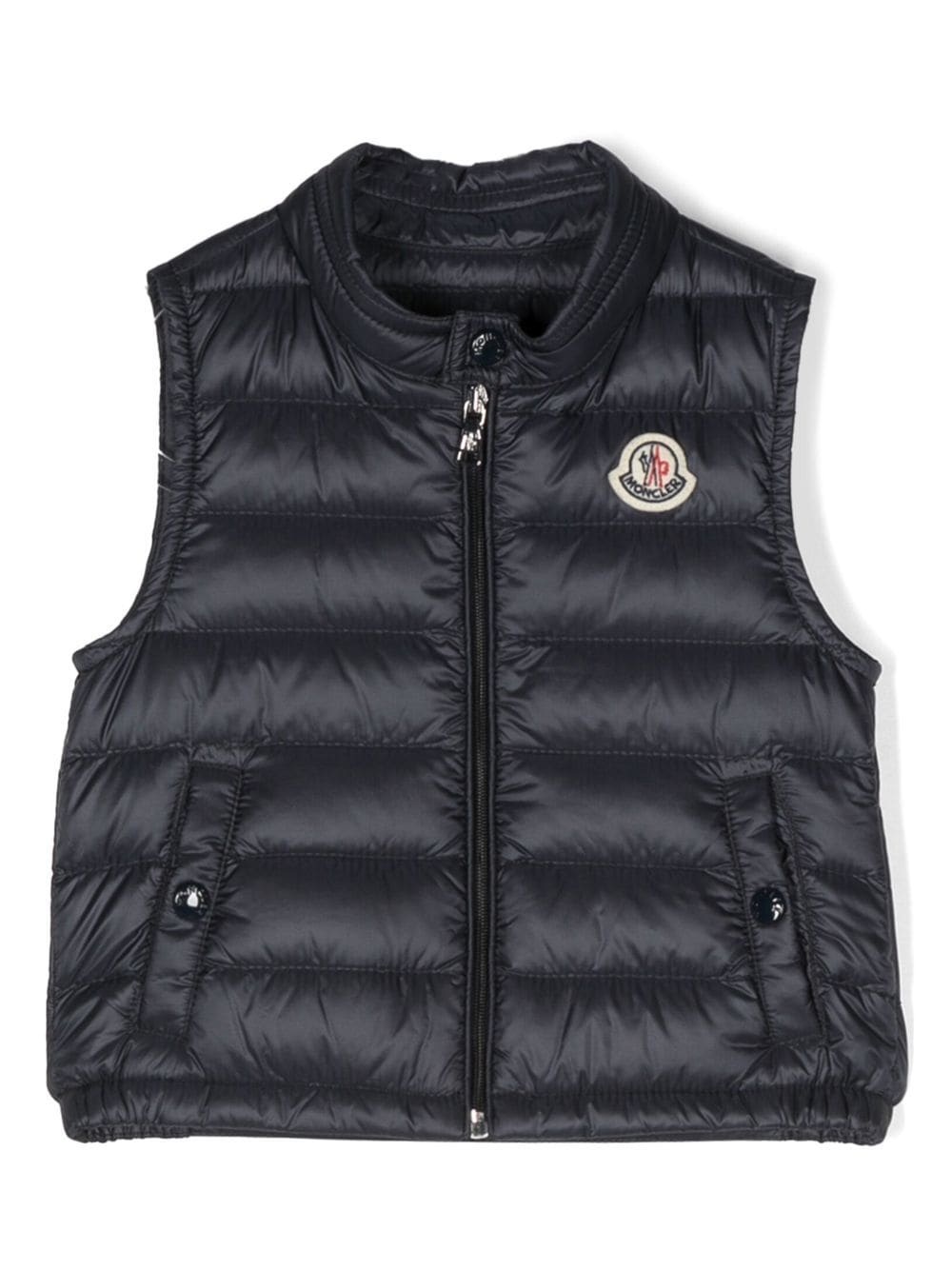 Logo-patch padded vest<BR/><BR/><BR/>