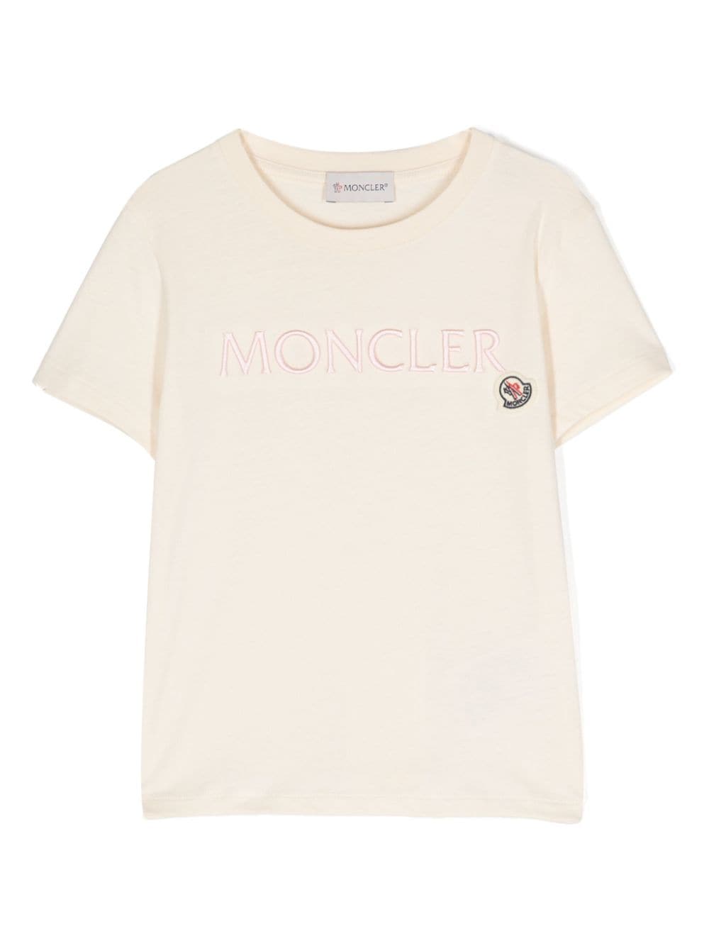 Embroidered-logo cotton T-shirt<BR/><BR/><BR/>