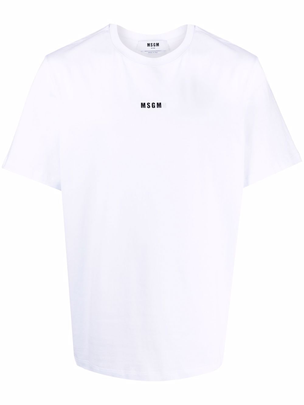 White Logo-print cotton T-shirt