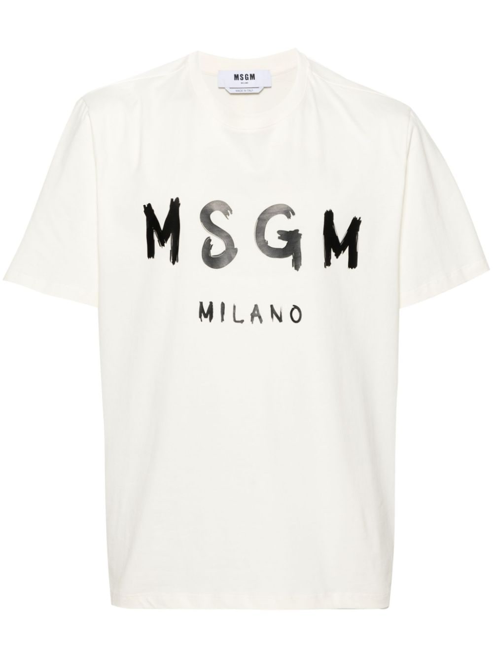 T-shirt in cotone con stampa logo<br><br><br>